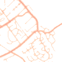 Daytime road noise heatmap for CO10 0ET