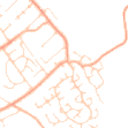 Daytime road noise heatmap for CO10 0FE