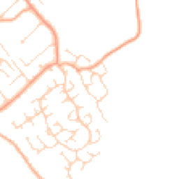 Daytime road noise heatmap for CO10 0FJ