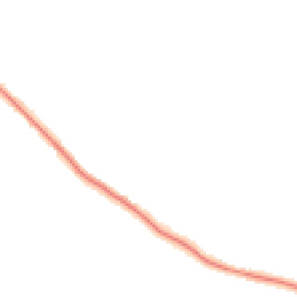 Night-time road noise heatmap for CO10 0FQ