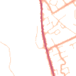 Daytime road noise heatmap for CO10 0GF