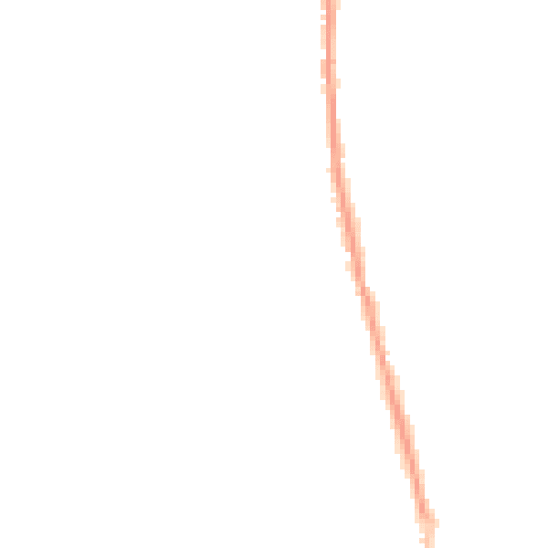 Night-time road noise heatmap for CO10 0GG