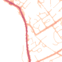 Daytime road noise heatmap for CO10 0HL