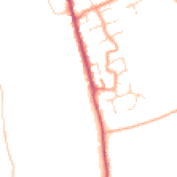 Daytime road noise heatmap for CO10 0JQ