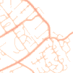 Daytime road noise heatmap for CO10 0LL