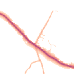 Daytime road noise heatmap for CO10 0QP