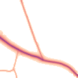 Daytime road noise heatmap for CO10 0QQ