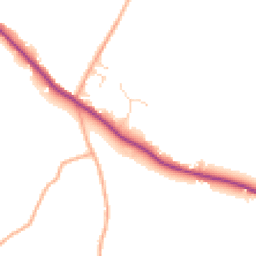 Daytime road noise heatmap for CO10 0QS