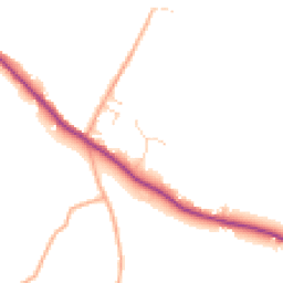 Daytime road noise heatmap for CO10 0QT
