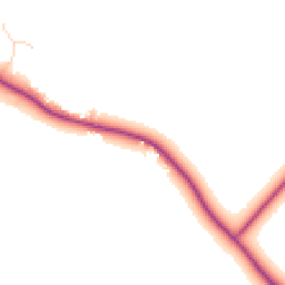 Daytime road noise heatmap for CO10 0QX