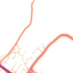 Daytime road noise heatmap for CO10 0SJ