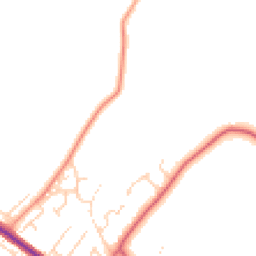 Daytime road noise heatmap for CO10 0SZ