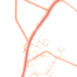 Daytime road noise heatmap for CO10 0TX