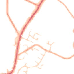 Daytime road noise heatmap for CO10 0TZ