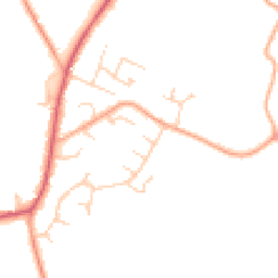 Daytime road noise heatmap for CO10 0UD