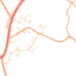 Daytime road noise heatmap for CO10 0WP