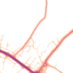 Daytime road noise heatmap for CO10 0WX