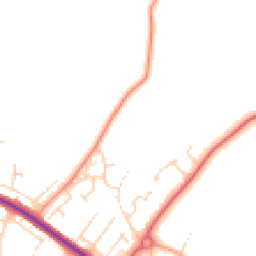 Daytime road noise heatmap for CO10 0XS