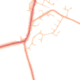 Daytime road noise heatmap for CO10 0XY