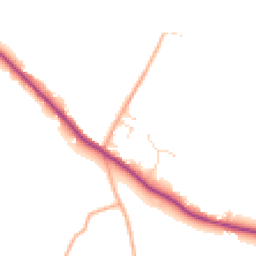 Daytime road noise heatmap for CO10 0YA