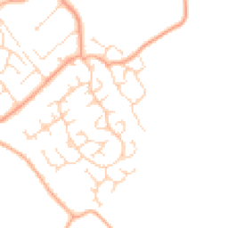 Daytime road noise heatmap for CO10 0YP