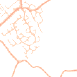 Daytime road noise heatmap for CO10 0YT