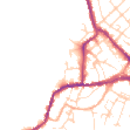 Daytime road noise heatmap for CO10 1AP