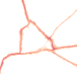 Night-time road noise heatmap for CO10 1DD