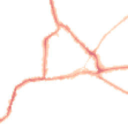 Night-time road noise heatmap for CO10 1HB