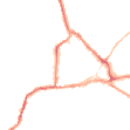 Night-time road noise heatmap for CO10 1HJ