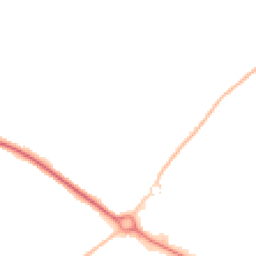Night-time road noise heatmap for CO10 1PY