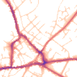 Daytime road noise heatmap for CO10 1UP