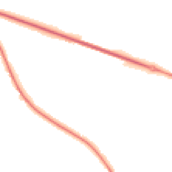Night-time road noise heatmap for CO10 1WJ