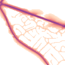 Daytime road noise heatmap for CO10 1YR