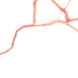 Night-time road noise heatmap for CO10 2AG