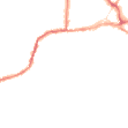 Night-time road noise heatmap for CO10 2AL