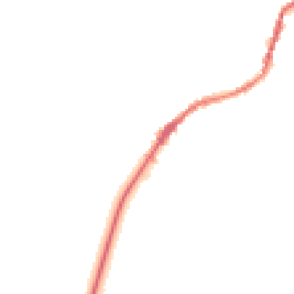 Night-time road noise heatmap for CO10 2BA