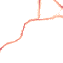 Night-time road noise heatmap for CO10 2BQ
