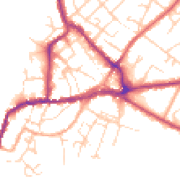 Daytime road noise heatmap for CO10 2EA