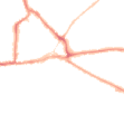Night-time road noise heatmap for CO10 2EG