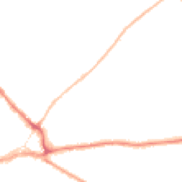 Night-time road noise heatmap for CO10 2GN