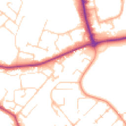 Daytime road noise heatmap for CO10 2PL