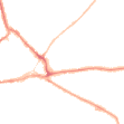 Night-time road noise heatmap for CO10 2PP