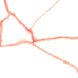 Night-time road noise heatmap for CO10 2PQ