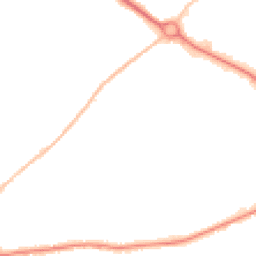 Night-time road noise heatmap for CO10 2QH