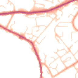 Daytime road noise heatmap for CO10 2SF