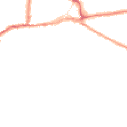 Night-time road noise heatmap for CO10 2TL