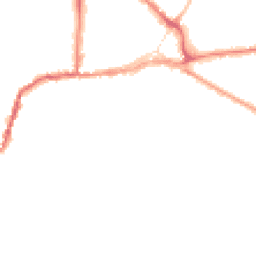 Night-time road noise heatmap for CO10 2TQ