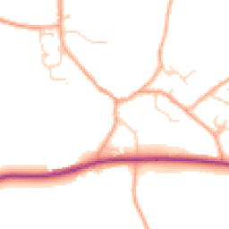 Daytime road noise heatmap for CO10 5DU