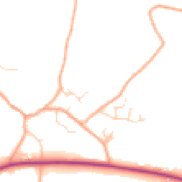 Daytime road noise heatmap for CO10 5HF